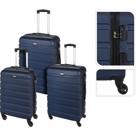 Cestovní kufr Xqmax KO-DG4700010 na kolečkách sada 3ks
