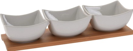 Servírovací sada misek Excellent KO-210000910 na pochutiny 3 ks