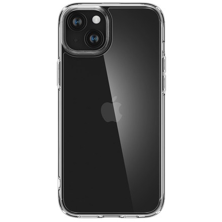 Kryt na mobil Spigen Crystal Hybrid na Apple iPhone 15 Plus - průhledný