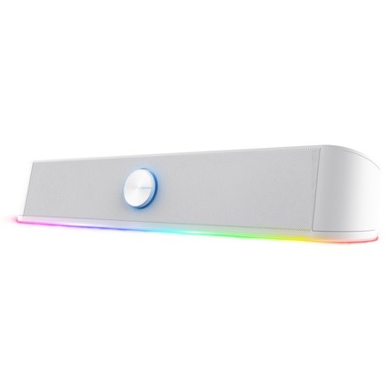 Reproduktory Trust GXT 619W Thorne RGB Illuminated Soundbar - bílé
