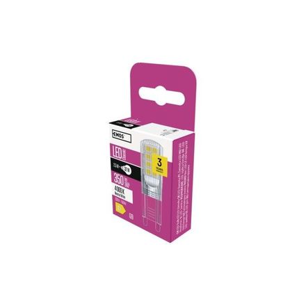 LED žárovka Emos ZQ9536 Classic JC / G9 / 2,5 W (32 W) / 350 lm / neutrální bílá