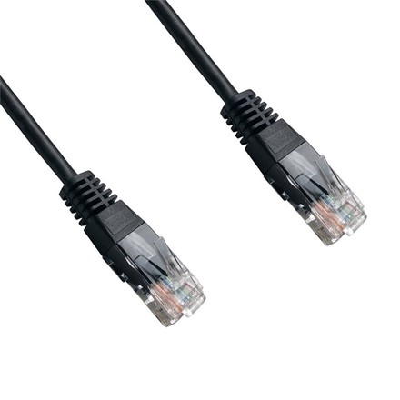 UTP kabel Datacom síťový (RJ45), 0,25m - černý