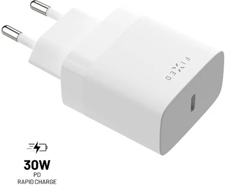 Síťové nabíječka Fixed nabíječka USB-C 30W FIXC30N-C-WH (1)