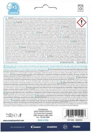 Profesionální čistič pro pračky Care Protect CDT1005 levandule (5 tablet) (2)