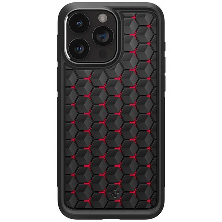 Kryt na mobil Spigen Cryo Armor na Apple iPhone 15 Pro Max - černý/ červený