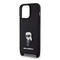 Kryt na mobil Karl Lagerfeld Saffiano Crossbody Metal Ikonik na Apple iPhone 15 Pro Max - černý (1)