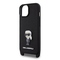 Kryt na mobil Karl Lagerfeld Saffiano Crossbody Metal Ikonik na Apple iPhone 15 - černý (1)