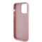 Kryt na mobil Guess Fixed Glitter 4G Metal Logo na Apple iPhone 15 Pro Max - růžový (2)