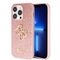 Kryt na mobil Guess Fixed Glitter 4G Metal Logo na Apple iPhone 15 Pro - růžový (3)