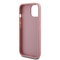 Kryt na mobil Guess Fixed Glitter 4G Metal Logo na Apple iPhone 15 - růžový (2)