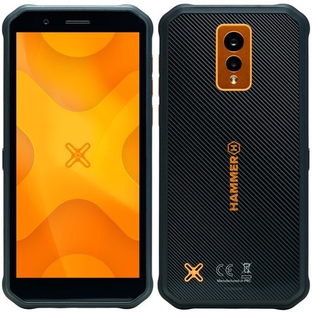 Mobilní telefon myPhone Hammer Energy X - černý/ oranžový