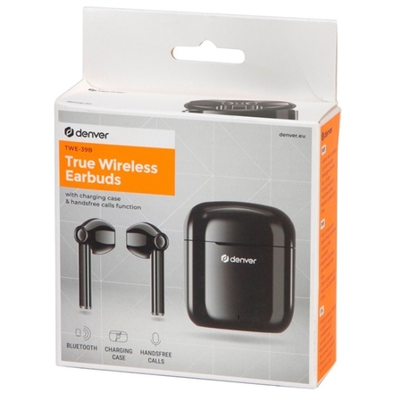 Sluchátka do uší Denver TWE-39B - černá (8)
