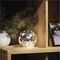 Vánoční dekorace Emos DCLW28 LED vánoční skleněná koule – vločky, 12 cm, 3x AA, vnitřní, teplá bílá, časovač (7)