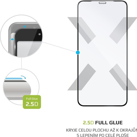 Ochranné sklo Fixed sklo iPhone X/XS/11 FIXGFA-230-BK (1)