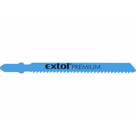 Plátky do přímočaré pily Extol Premium (8805203) 5ks, 75x2,5mm, Bi-metal