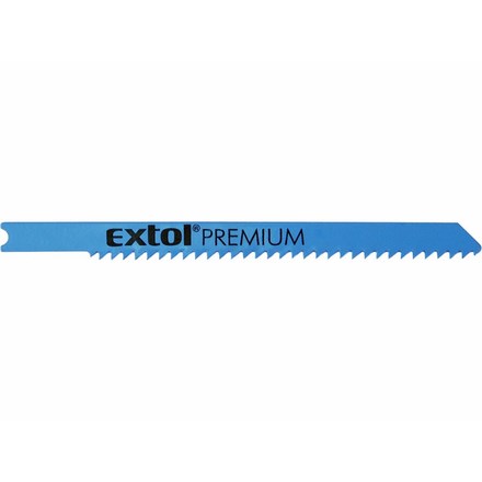 Plátky do přímočaré pily Extol Premium (8805703) 5ks, 75x2,5mm, Bi-metal