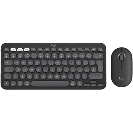 Set klávesnice s myší Logitech Pebble 2 Combo for Mac, US INT&apos;L - grafitová
