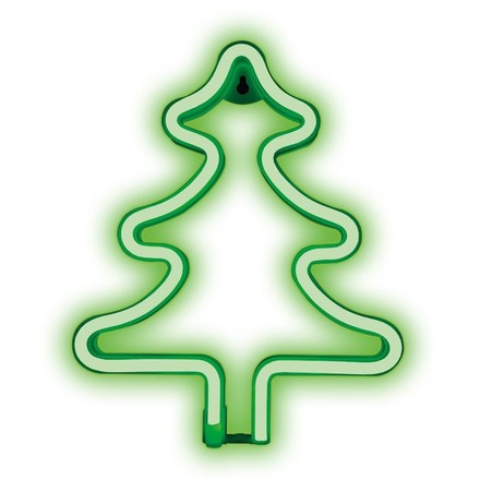 Dekorativní LED osvětlení Forever neon Vánoční strom - zelené