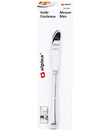 Příborový nůž Alpina ED-222451 Příborový nůž nerez ocel sada 2 ks 21 cm