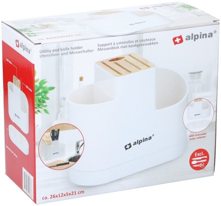 Držák na nože Alpina ED-200266 Držák na nože a kuchyňské náčiní (1)