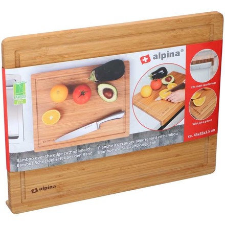 Vál na těsto Alpina ED-247356 Vál na těsto dřevěný 45 x 35 cm (1)