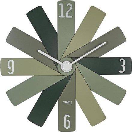 Nástěnné hodiny TFA 60.3020.04 CLOCK IN THE BOX, zelené
