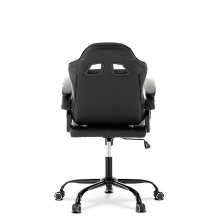 Herní křeslo Autronic Herní křeslo, šedá a černá ekokůže, houpací mech., opěrák 135° (KA-L626 GREY) (15)