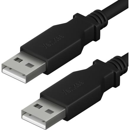 USB kabel Yenkee YCU 012 BK USB A 2.0 M/M Prop.kab