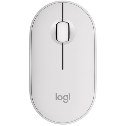 Bezdrátová počítačová myš Logitech Pebble 2 M350s optická/ 3 tlačítek/ 4000DPI - bílá