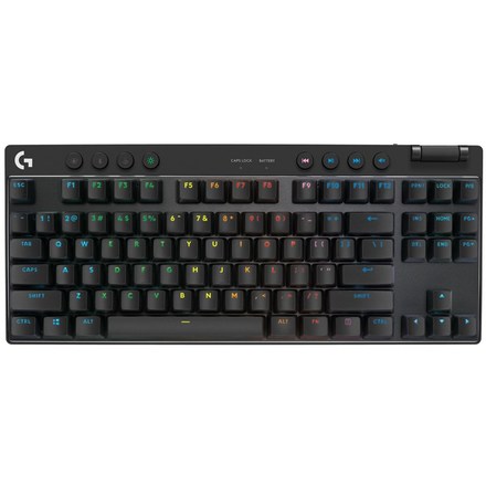Počítačová klávesnice Logitech Gaming G PRO X TKL Lightspeed, US - černá