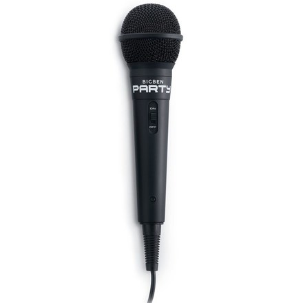 Mikrofon Bigben PARTYMIC drátový - černý