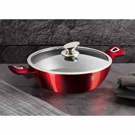 Sada nádobí s mramorovým povrchem Berlingerhaus BH-7046 6 ks Burgundy Metallic Line (15)