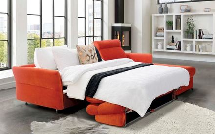 Rohová sedací souprava s úložným prostorem a matrací Alpi DELPHI S01 s matrací - látka B, Benett 9516 (4)