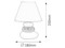Stolní lampa Rabalux 4948 Salem E14 1x MAX 40W bílá/ šedá (1)