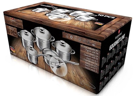 Sada nádobí Blaumann BL-1637 nerez 10 ks Jumbo Gourmet line (2)