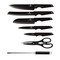 Sada nožů Berlingerhaus BH-2693 ve stojanu 8 ks Black Silver Collection (1)