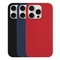 Set krytů na mobil Fixed Story na Apple iPhone 15 Pro - černý/ červený/ modrý (1)