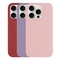Set krytů na mobil Fixed Story na Apple iPhone 15 Pro - červený/ růžový/ fialový (1)