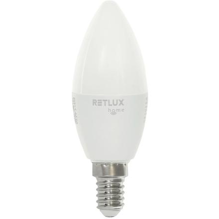 LED žárovka Retlux RSH 100 C37 E14 žár. 4,5W RGB CCT