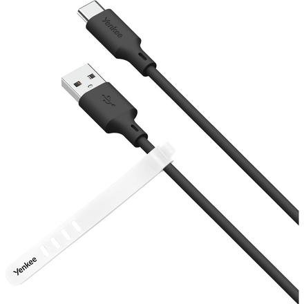 USB kabel Yenkee YCU 315 BK SILIC USB A-C / 1,5m