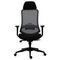 Kancelářská židle Autronic Kancelářská židle, černý plast, černá látka, 4D područky, kolečka pro tvrdé povrchy, houpací mechanika s polohovou areta (KA-V322 BK) (1)