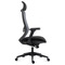 Kancelářská židle Autronic Kancelářská židle, černý plast, černá látka, 4D područky, kolečka pro tvrdé povrchy, houpací mechanika s polohovou areta (KA-V322 BK) (4)