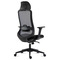 Kancelářská židle Autronic Kancelářská židle, černý plast, černá látka, 4D područky, kolečka pro tvrdé povrchy, houpací mechanika s polohovou areta (KA-V322 BK) (6)