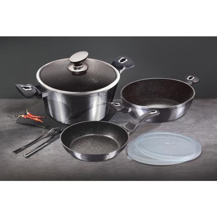 Sada nádobí s mramorovým povrchem Berlingerhaus BH-6905 6 ks Carbon PRO Line (2)