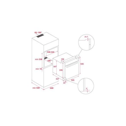 Samostatná vestavná trouba Teka HLB 8415 BX STEAM BOX OVEN (5)