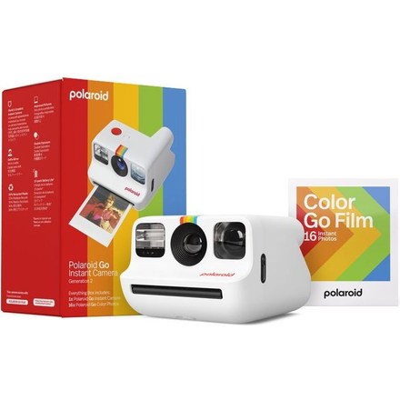 Instantní fotoaparát Polaroid Go Gen 2 E-box, bílý