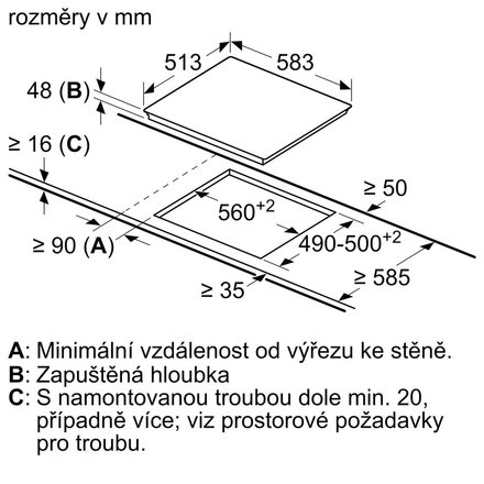 Sklokeramická varná deska Bosch PKE645FP2E (4)