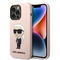 Kryt na mobil Karl Lagerfeld Liquid Silicone Ikonik NFT na Apple iPhone 15 Pro Max - růžový (3)