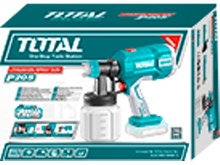 Aku stříkací pistole na barvu Total TSGLI2003, 20V Li-ion, 2000mAh, bez baterie a nabíječky (2)