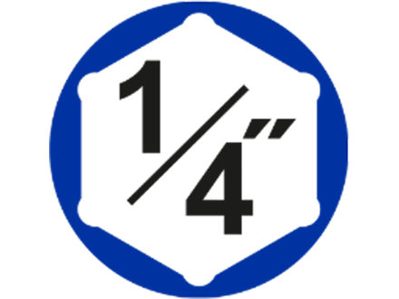 Sada magnetických úderových nádstavců Total TAC270831, 3ks, CrV (2)